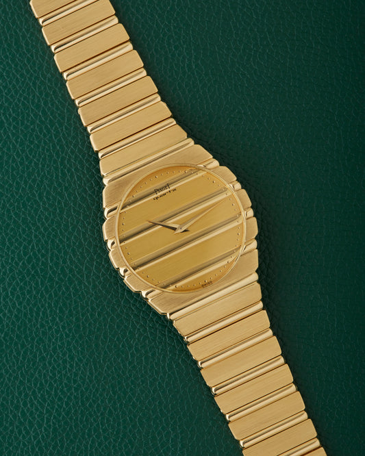 Piaget Polo 7661 C 701 Round Jumbo 18K Gold