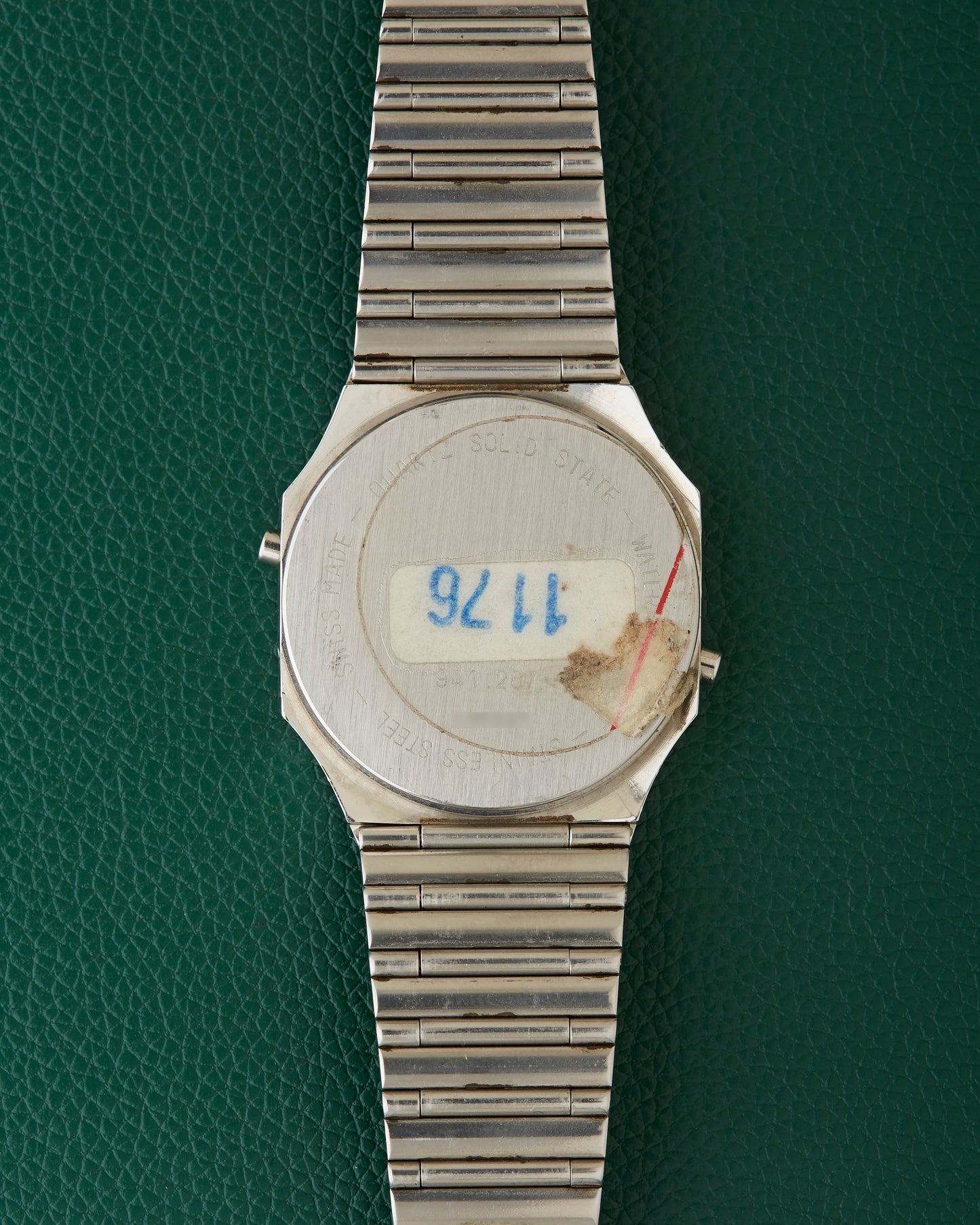 Heuer Quartz 941.287 NOS Digital LCD Vintage Watch November 1976