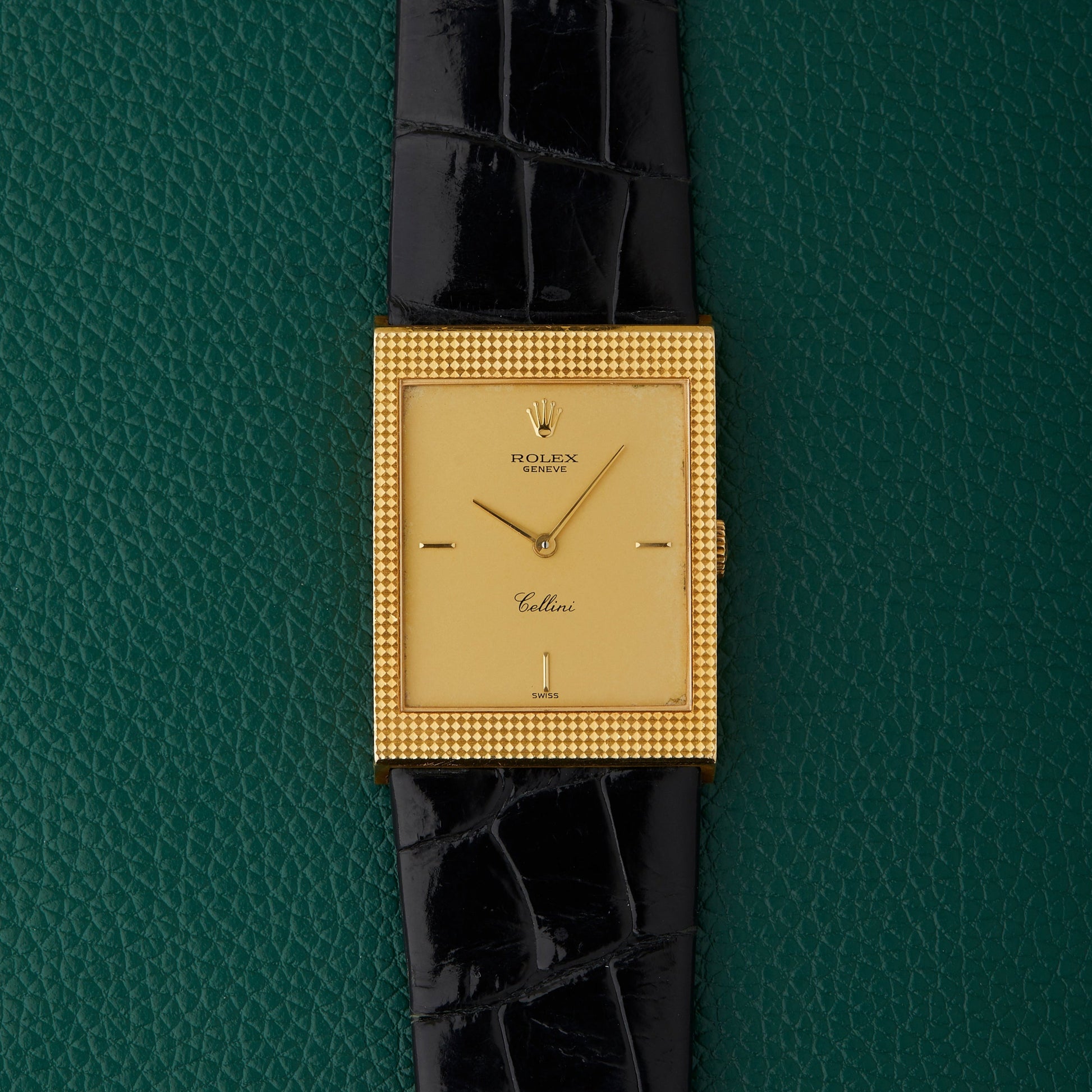 Rolex Cellini 4127 Geneve 18k Yellow Gold Rolex 750 Buckle Tortoise Watches Rolex Cellini 4127 Geneve 18k Yellow Gold Rolex 750 Buckle Tortoise Watches