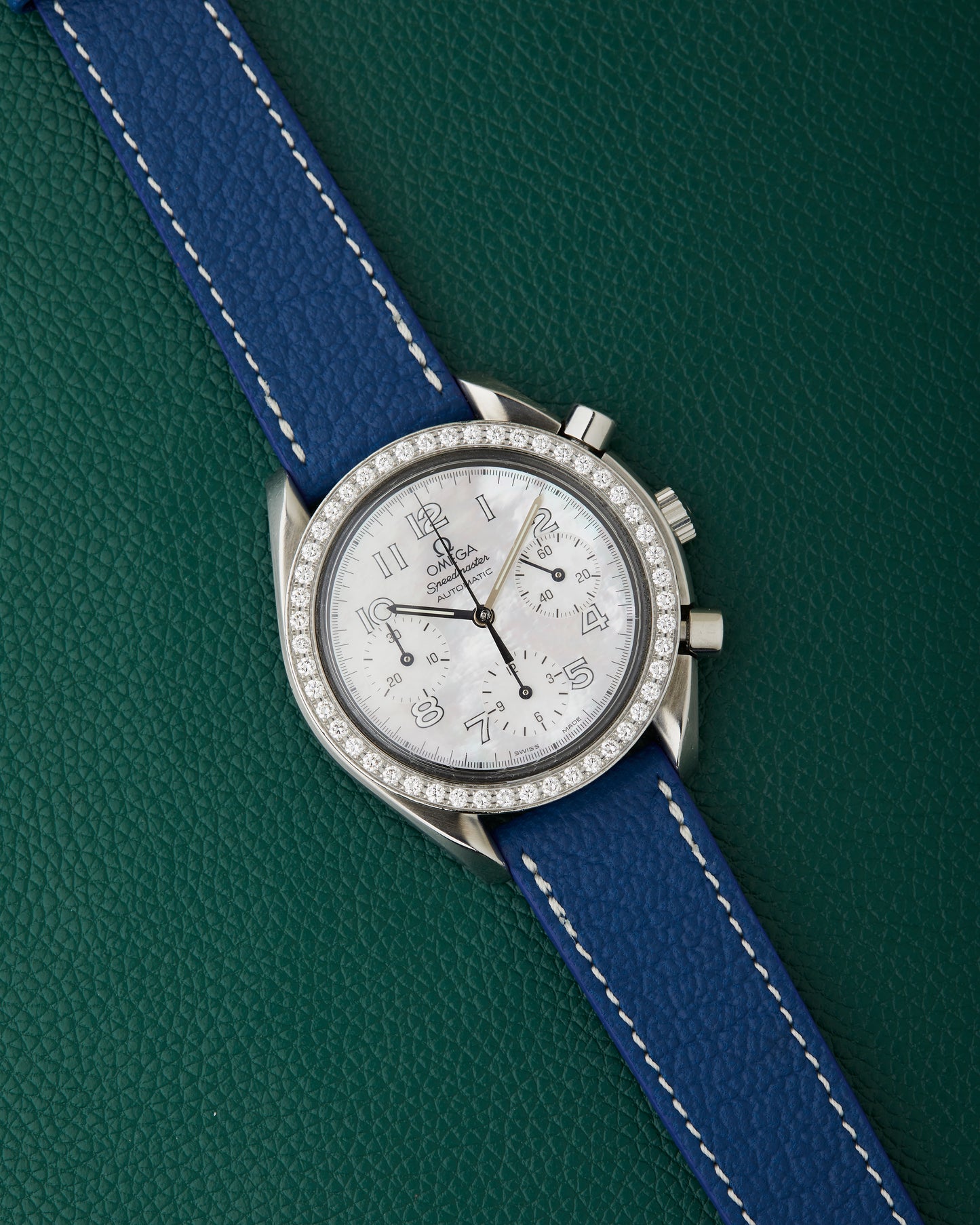 Omega Speedmaster 275.0032 Mother of Pearl Dial Diamond Bezel