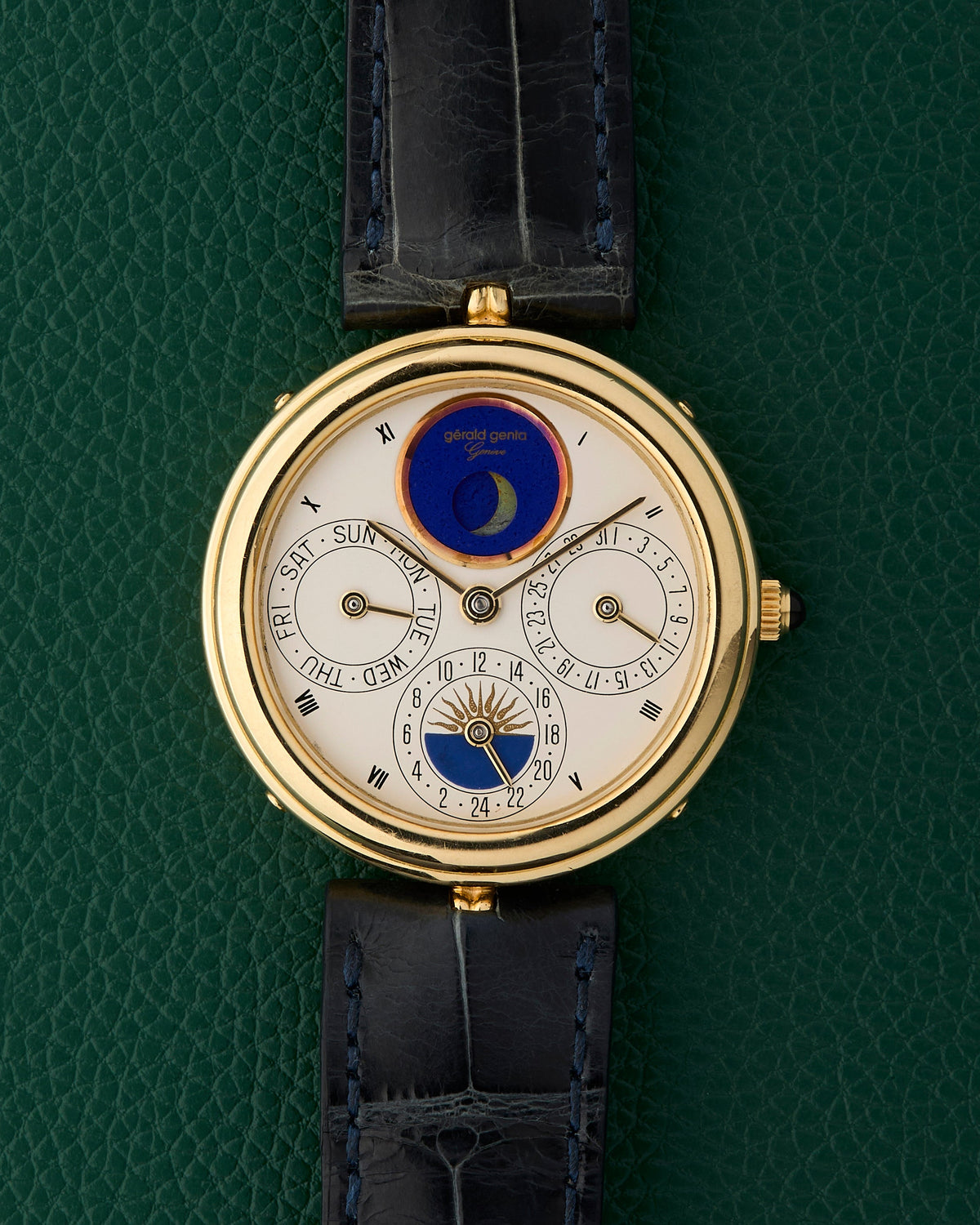 Gérald Genta Day-Date Ref. G2826.4 Moonphase 18K Yellow Gold