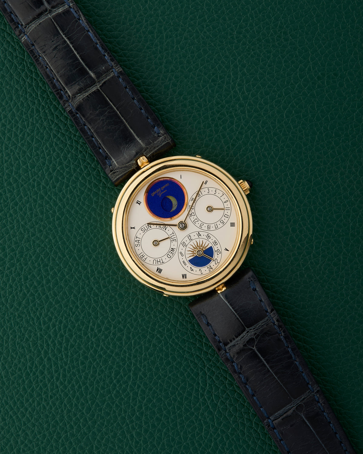 Gérald Genta Day-Date Ref. G2826.4 Moonphase 18K Yellow Gold