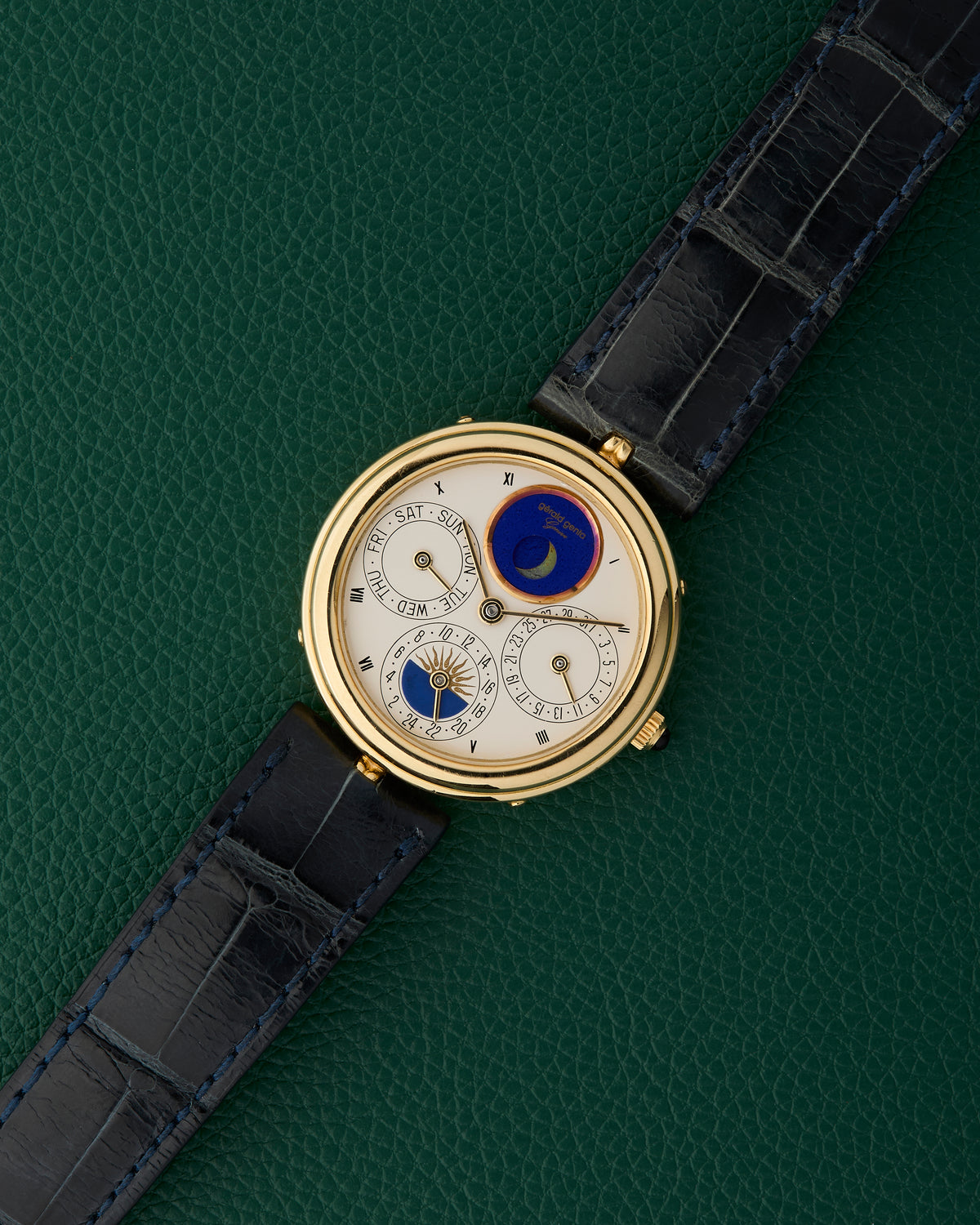 Gérald Genta Day-Date Ref. G2826.4 Moonphase 18K Yellow Gold