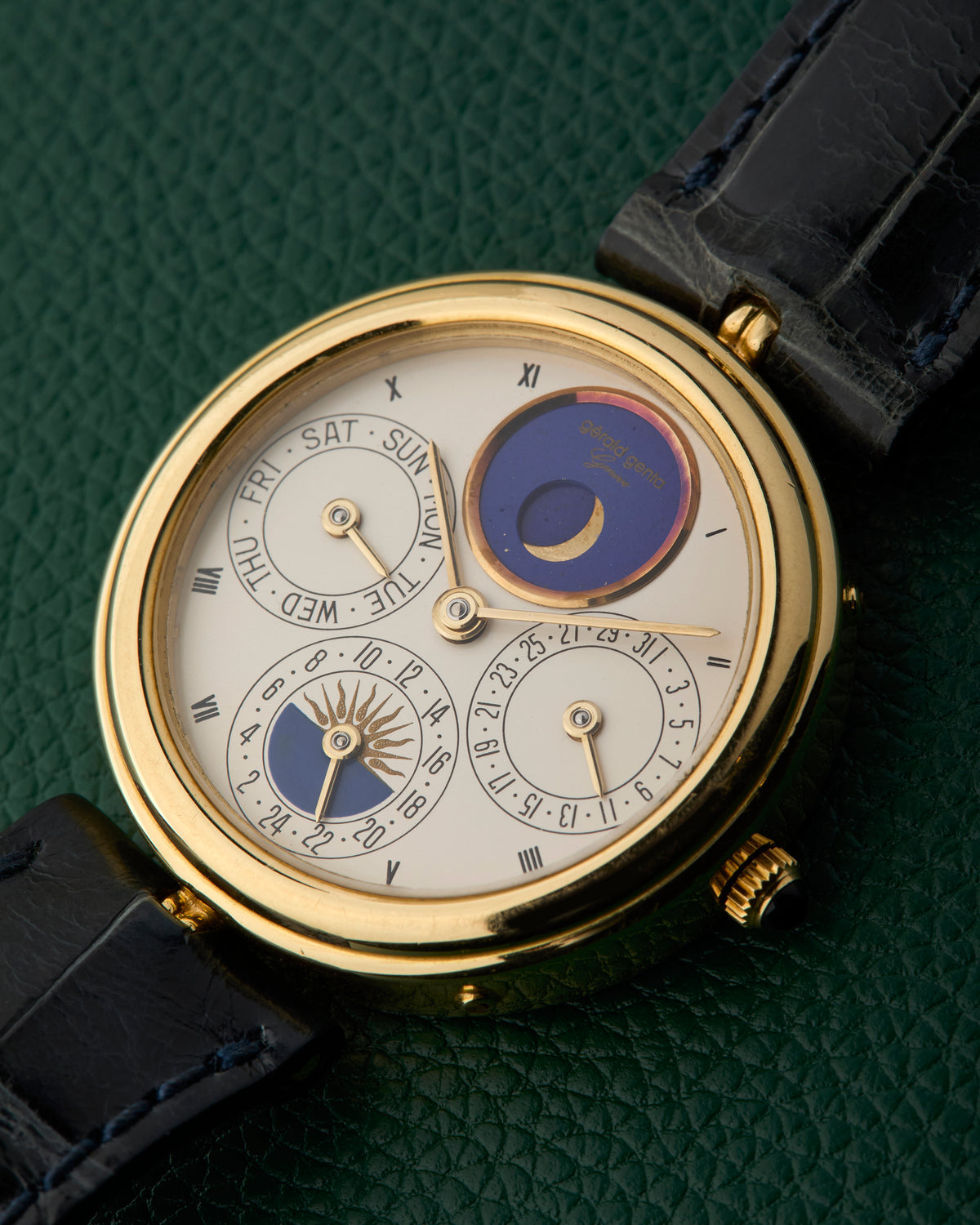 Gérald Genta Day-Date Ref. G2826.4 Moonphase 18K Yellow Gold