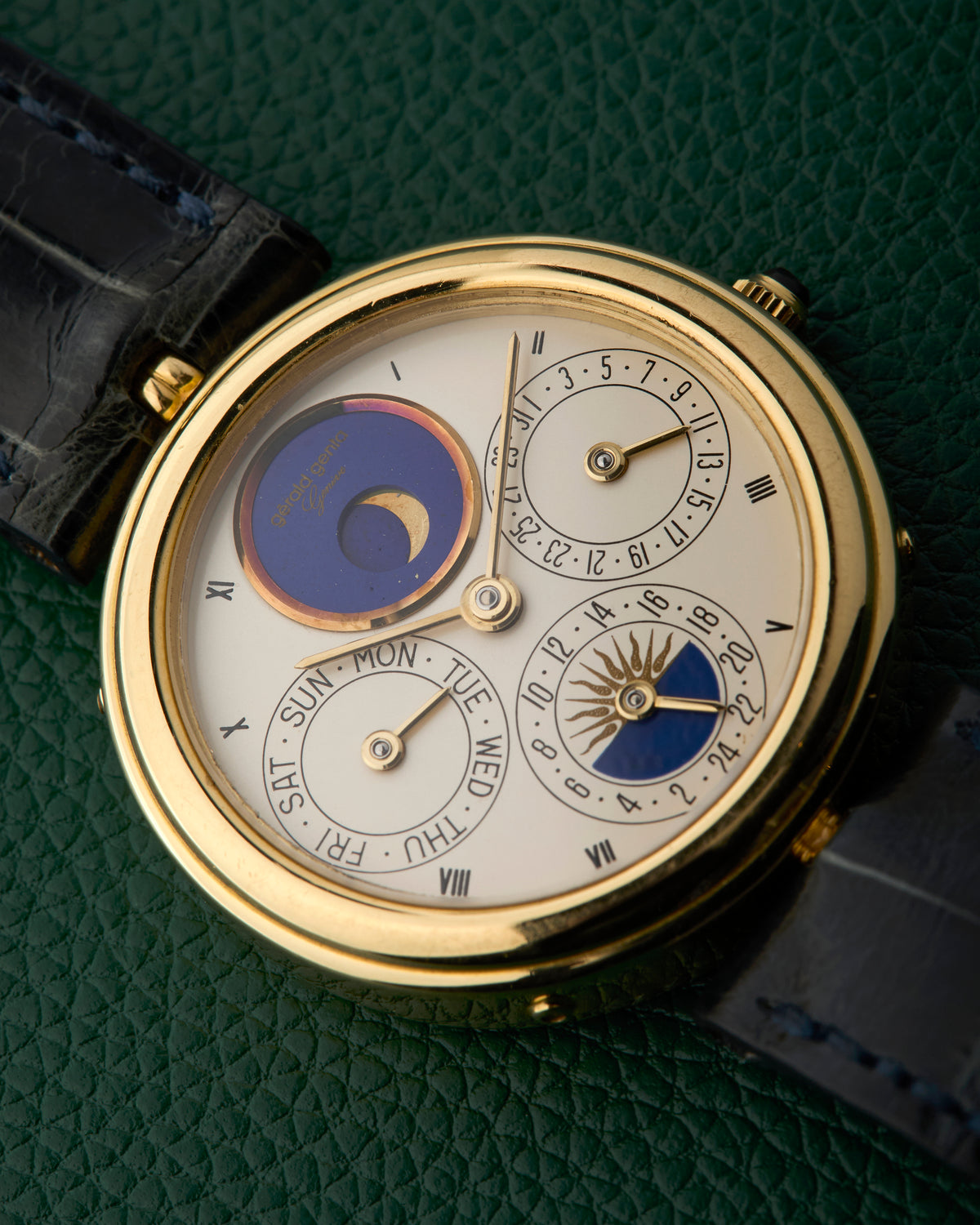 Gérald Genta Day-Date Ref. G2826.4 Moonphase 18K Yellow Gold