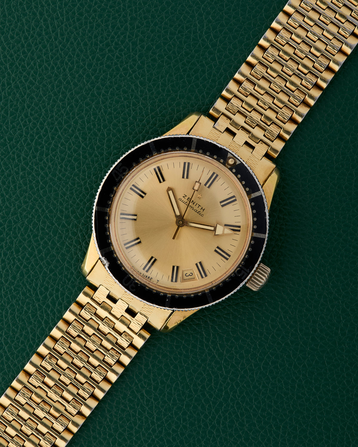 Zenith Ref. P3632 Automatic Diver Vintage Zenith Bracelet