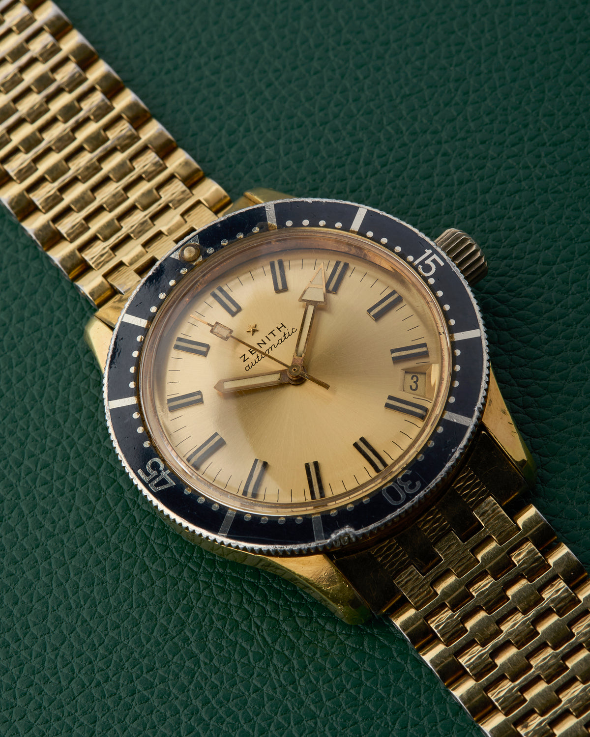 Zenith Ref. P3632 Automatic Diver Vintage Zenith Bracelet