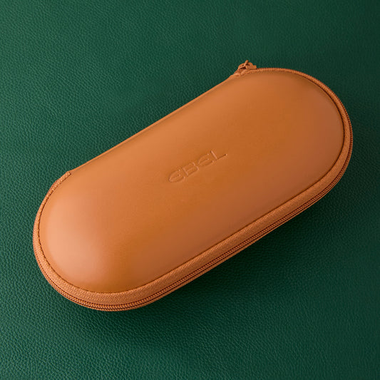 Ebel Protective Travel Watch Storage Service Case Box -- Tan Brown