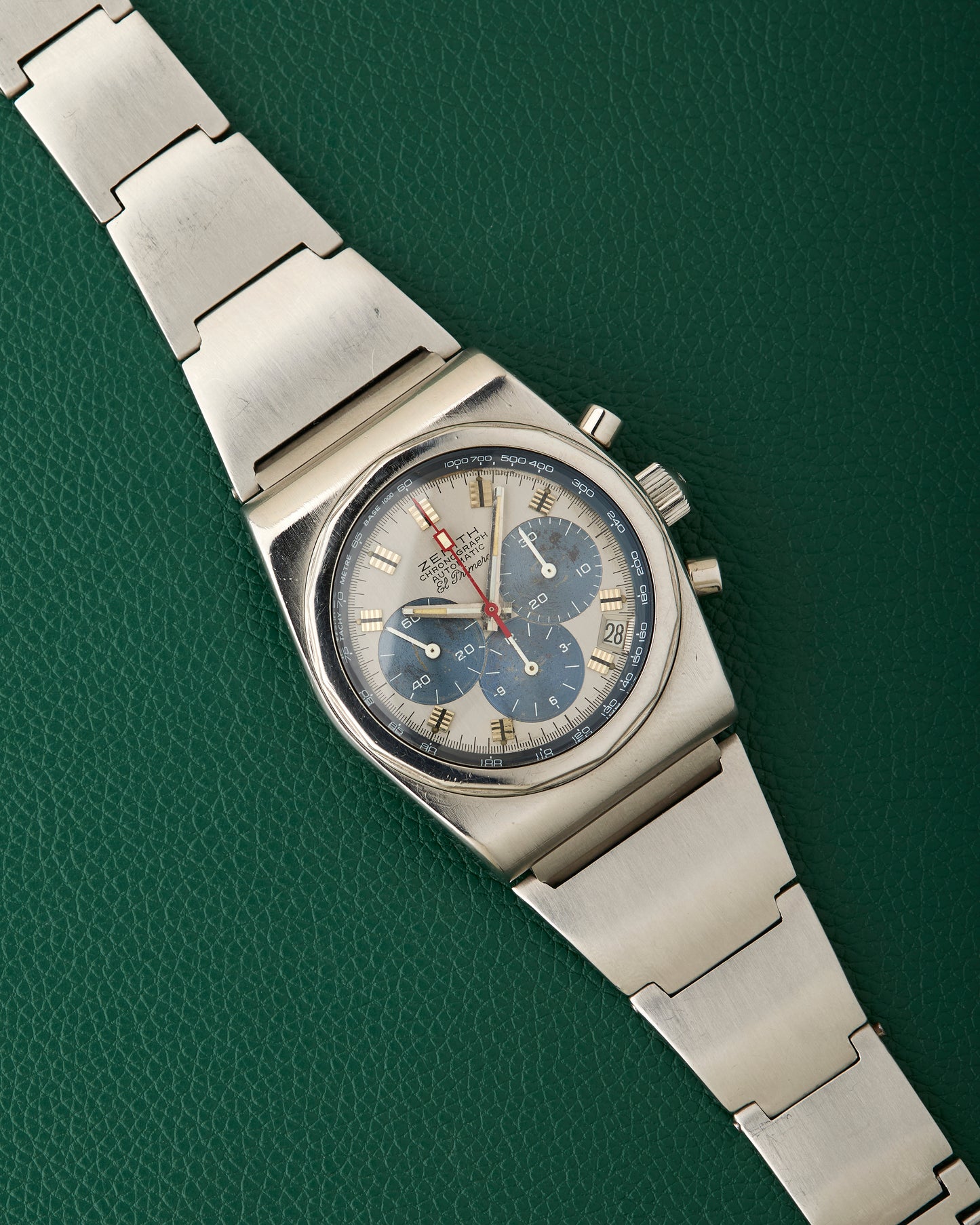 Zenith A783 Vintage El Primero Chronograph Gay Freres Lobster Bracelet