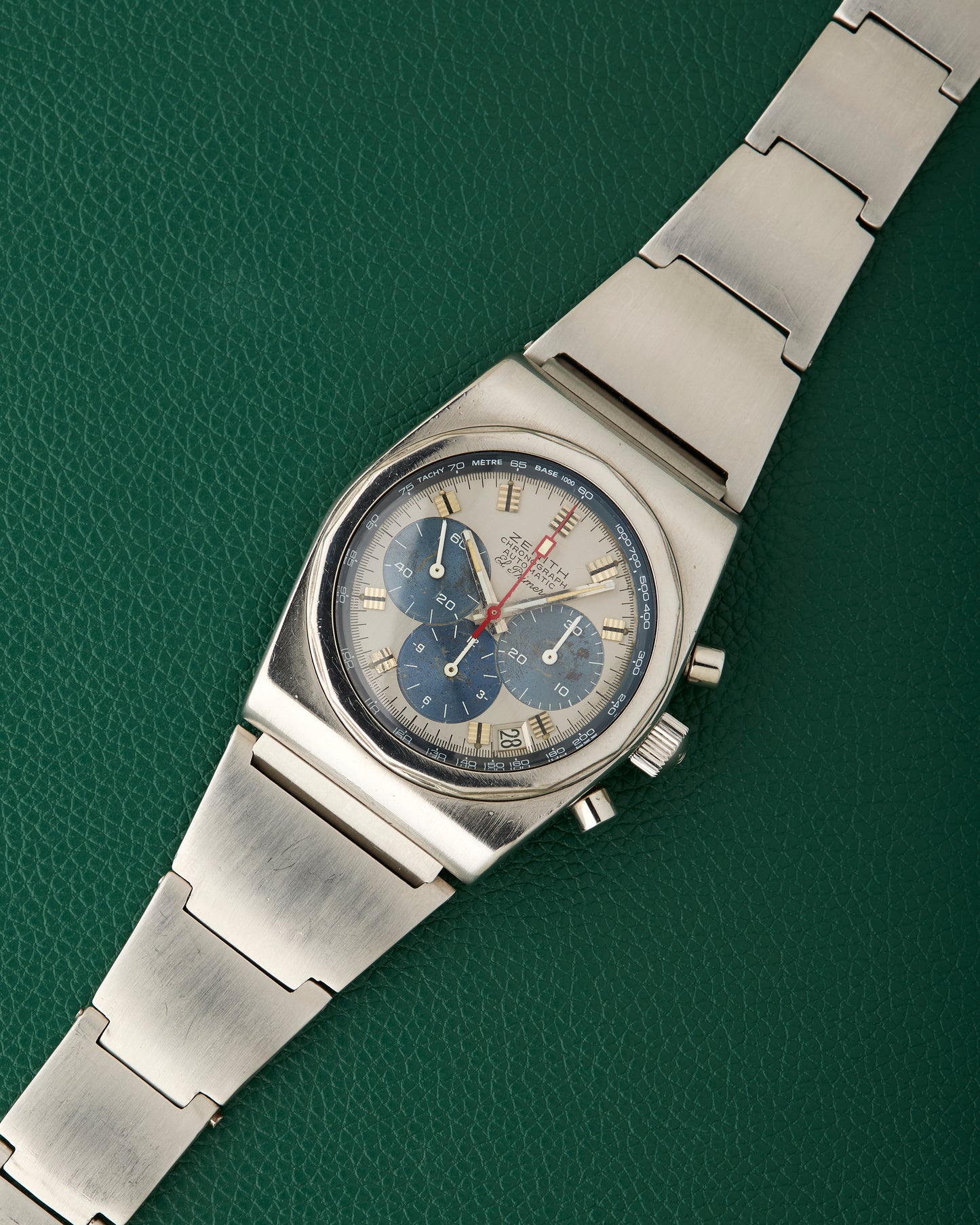 Zenith A783 Vintage El Primero Chronograph Gay Freres Lobster Bracelet