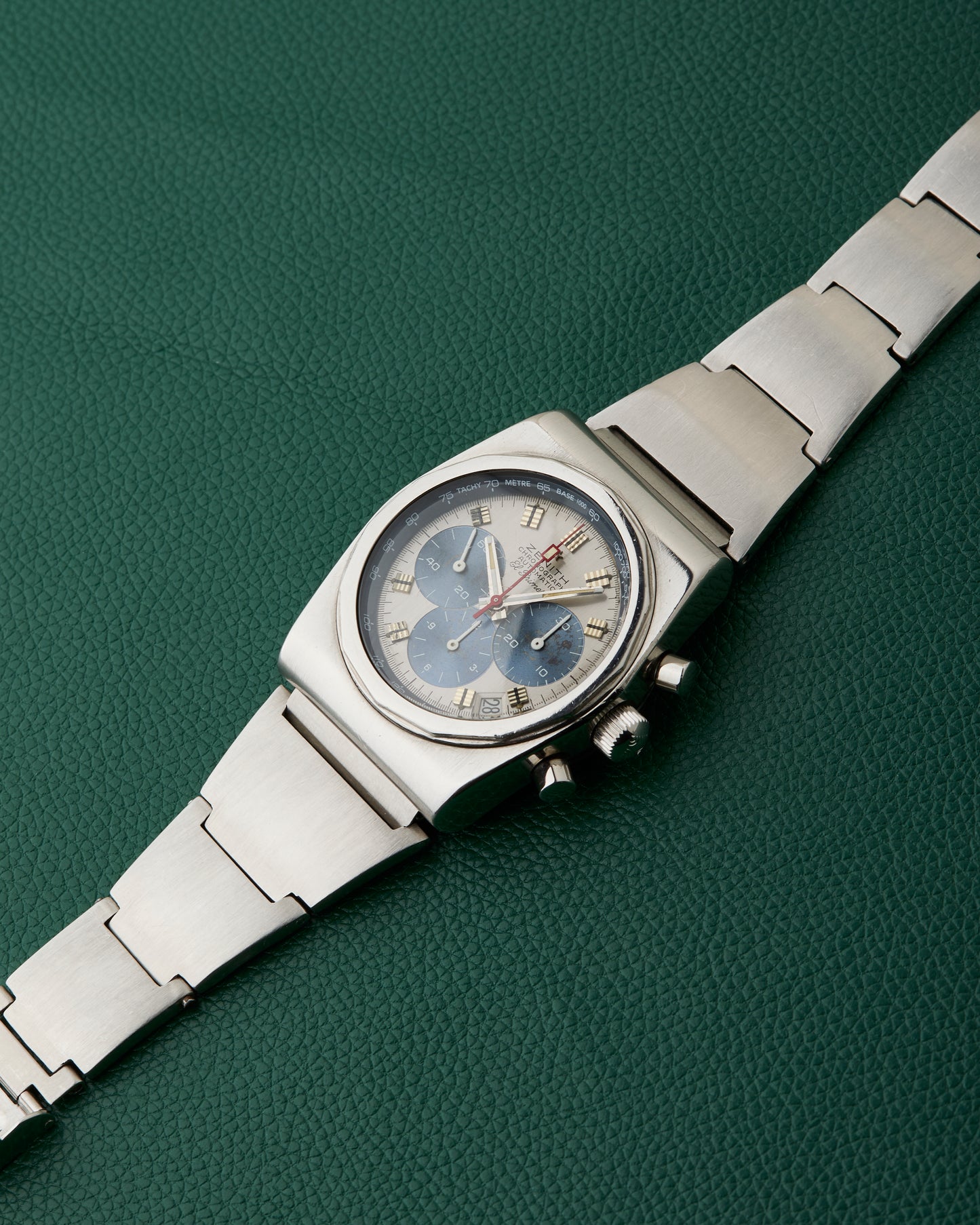 Zenith A783 Vintage El Primero Chronograph Gay Freres Lobster Bracelet