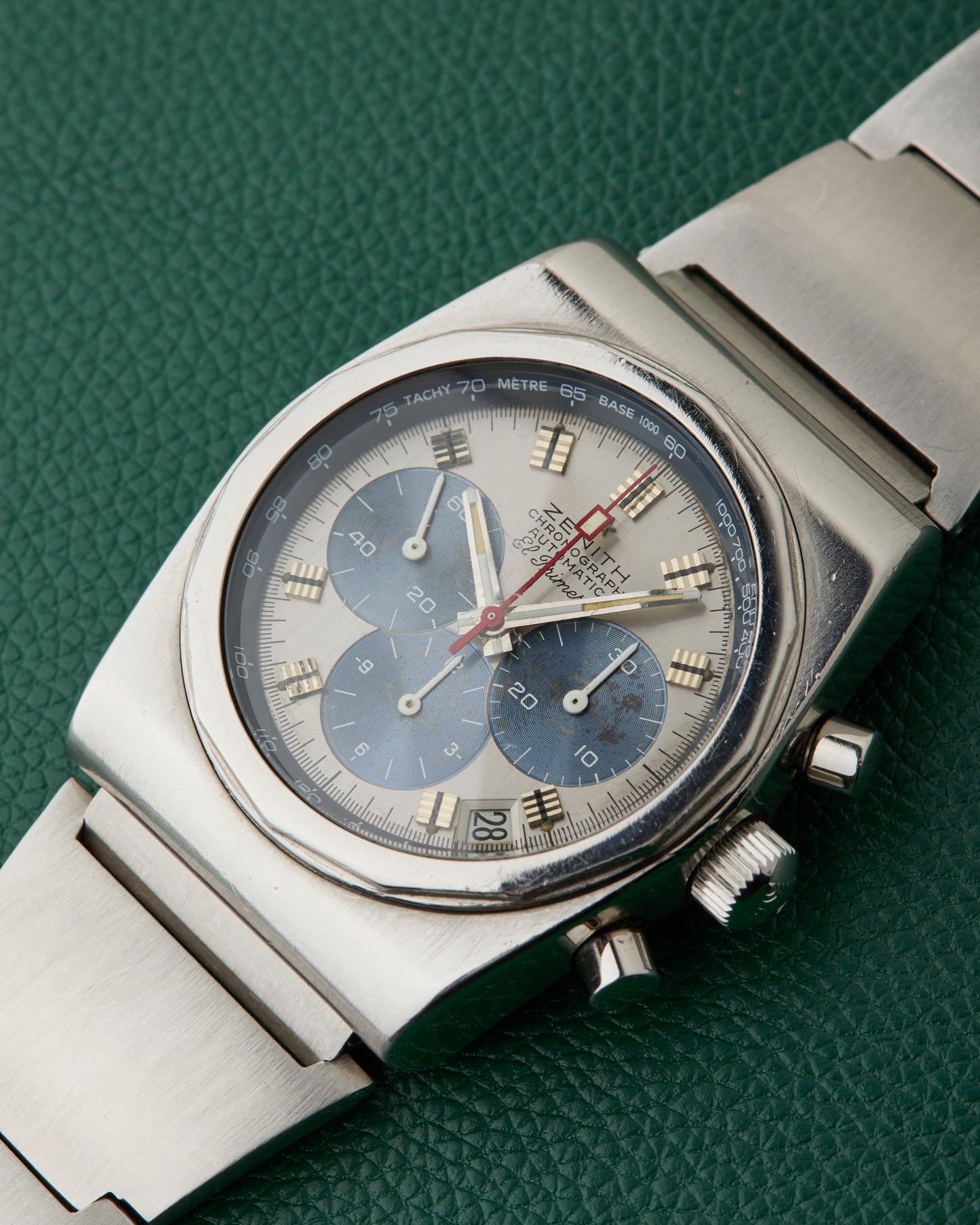 Zenith A783 Vintage El Primero Chronograph Gay Freres Lobster Bracelet