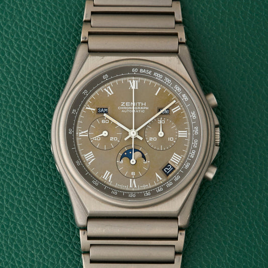 Zenith Port Royal Titanium 95.0105.418 Grey Dial Neo-Vintage Moonphase