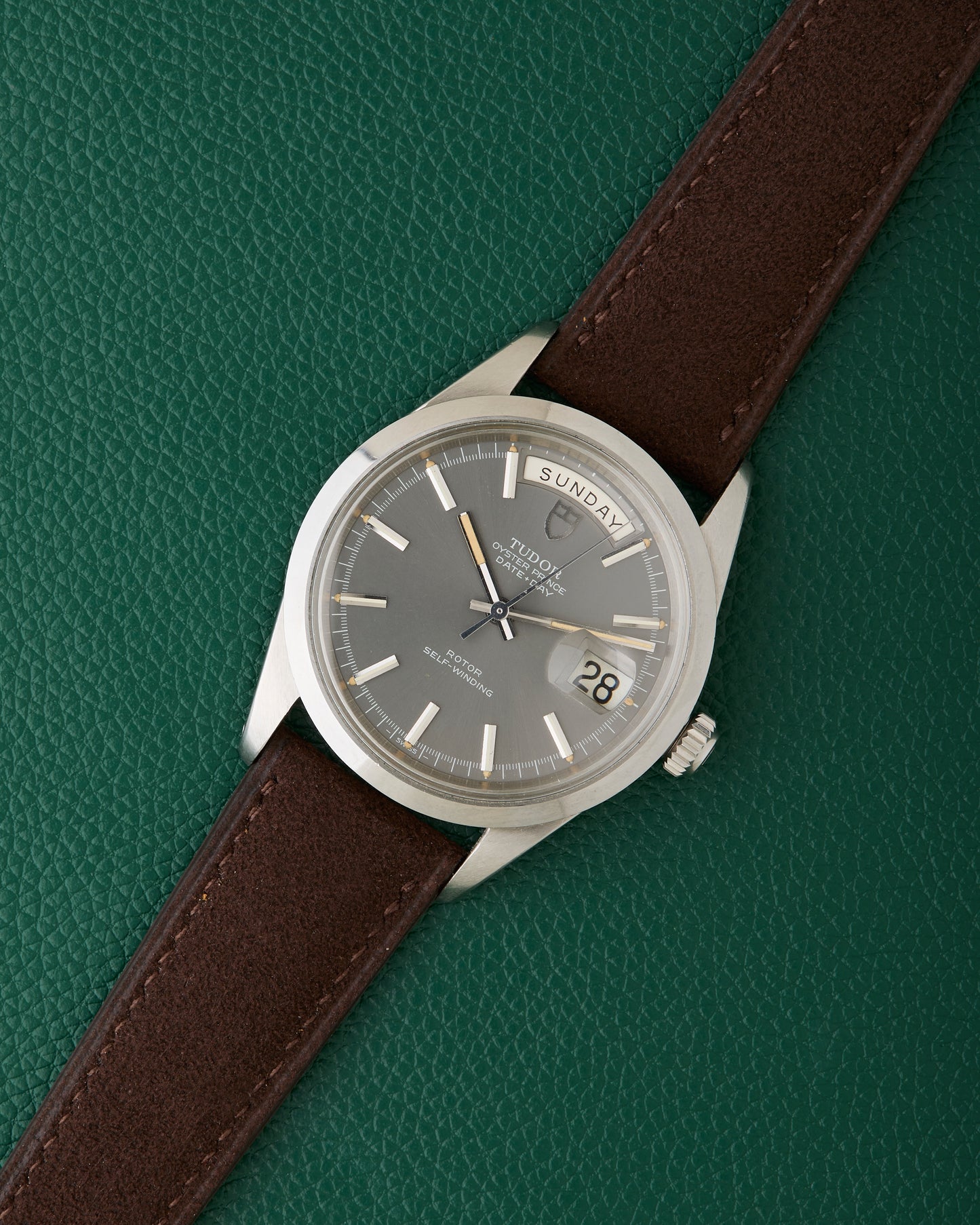 Tudor Ref.7017/0 Oyster Prince Date + Day Slate Grey Dial 1979