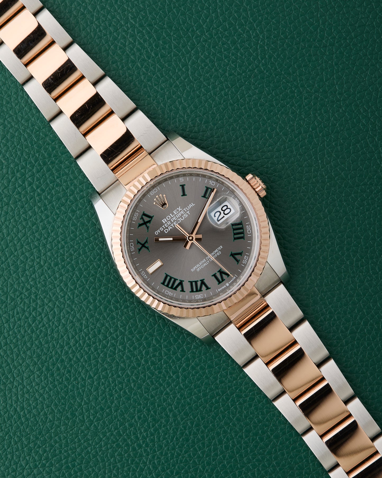 Rolex Ref.126231 Datejust 36 Wimbledon Dial Two Tone Full Set 2024