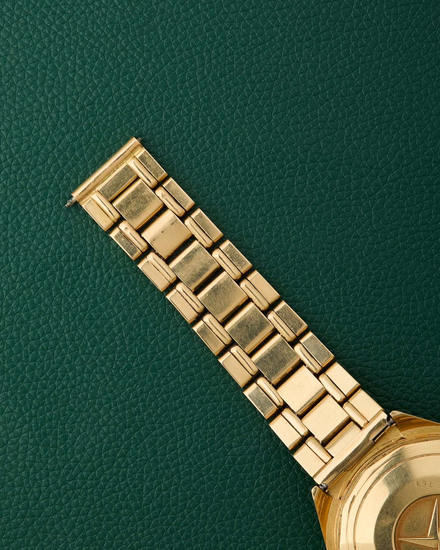 Zenith Defy de Luxe 18k Yellow Gold Octagon 18K Chiclets Bracelet 1971