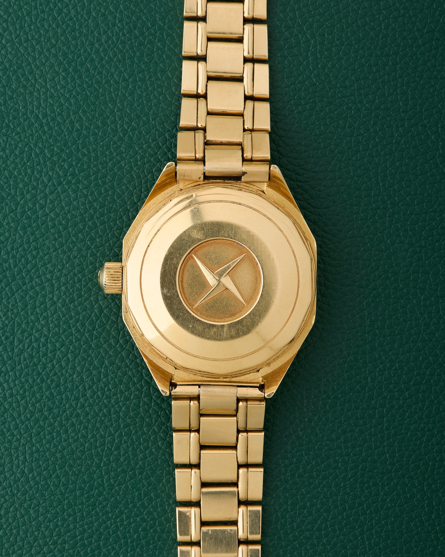 Zenith Defy de Luxe 18k Yellow Gold Octagon 18K Chiclets Bracelet 1971