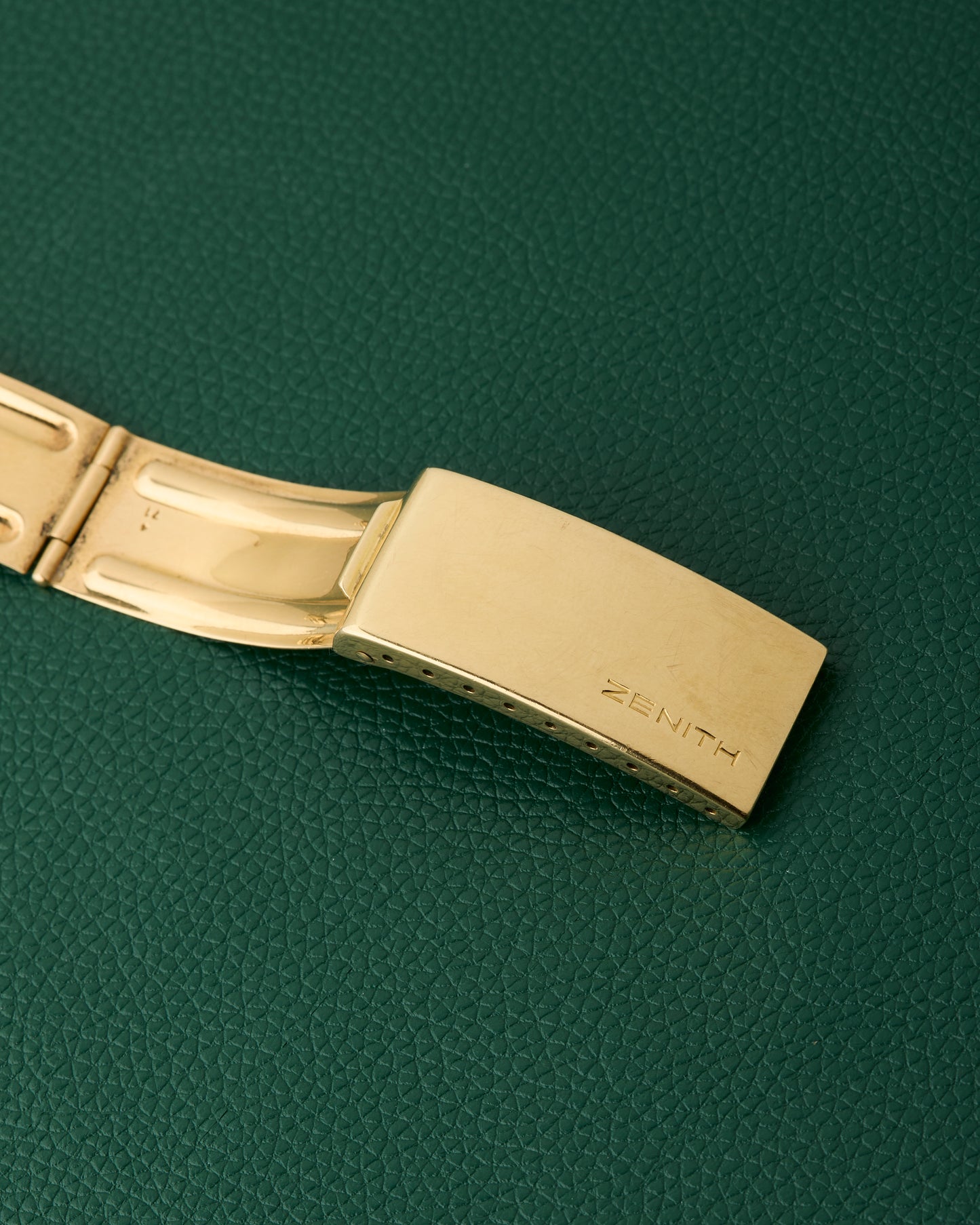 Zenith Defy de Luxe 18k Yellow Gold Octagon 18K Chiclets Bracelet 1971