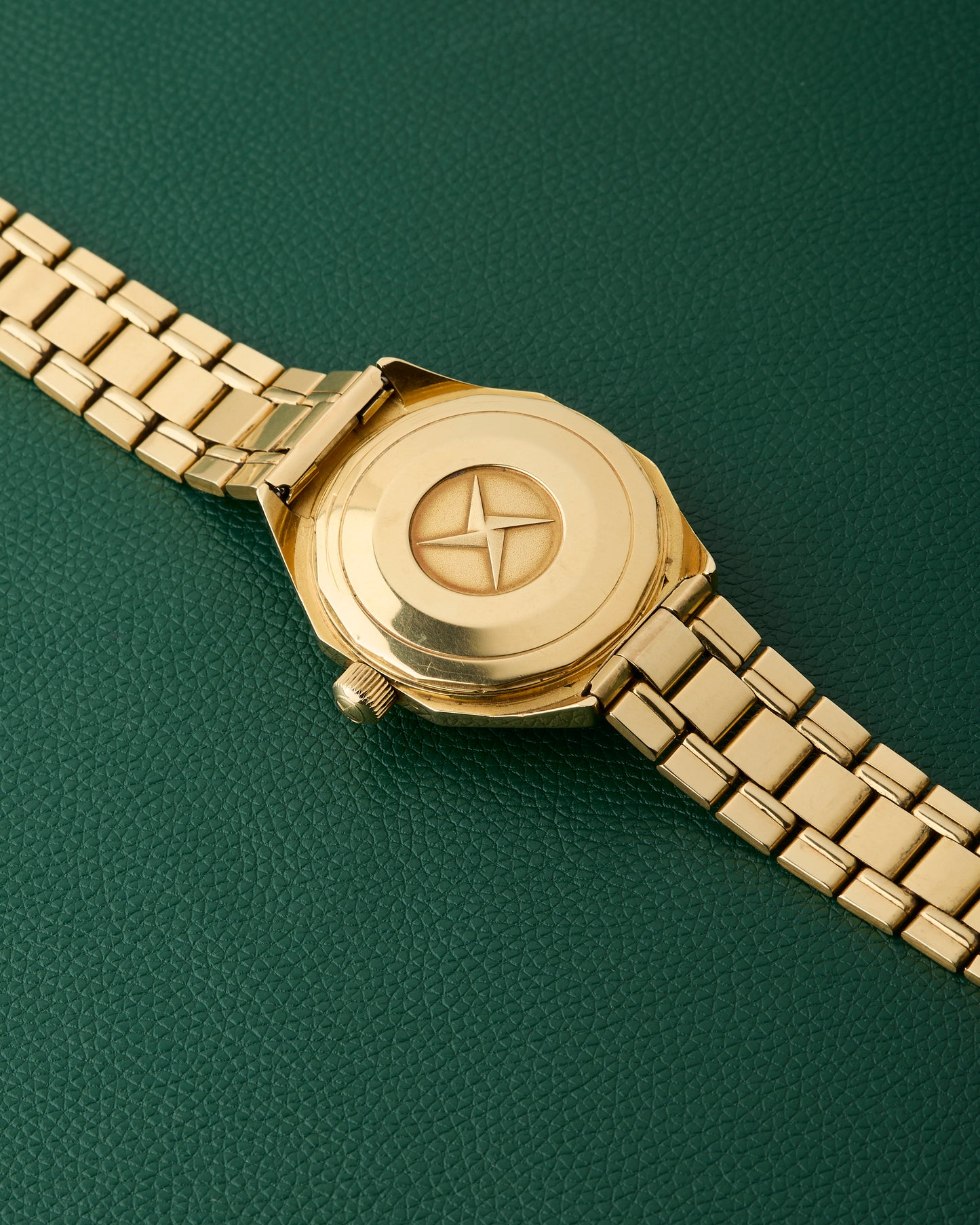 Zenith Defy de Luxe 18k Yellow Gold Octagon 18K Chiclets Bracelet 1971