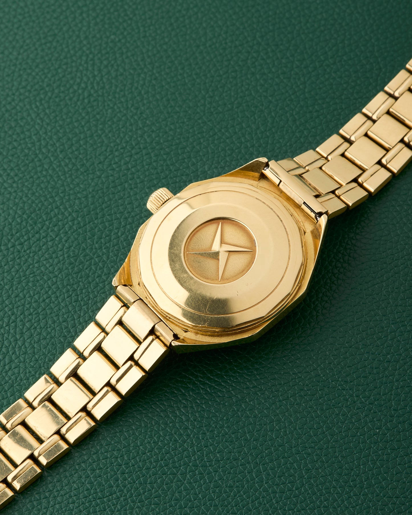 Zenith Defy de Luxe 18k Yellow Gold Octagon 18K Chiclets Bracelet 1971