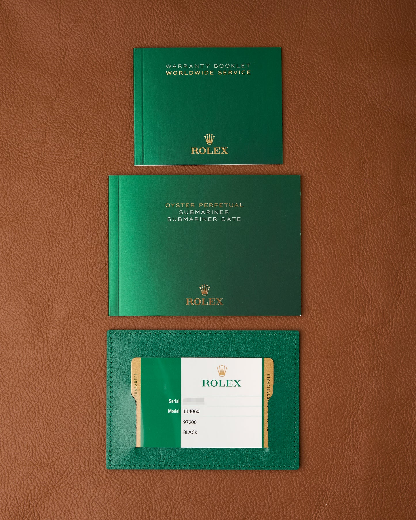 Rolex Ref.114060 Submariner No Date Oyster Full Set Box Papers 2020