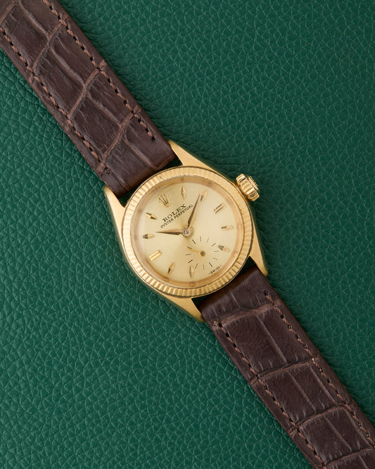 Rolex Ref. 6509 Oyster Perpetual 18k Yellow Gold Ladies 1956