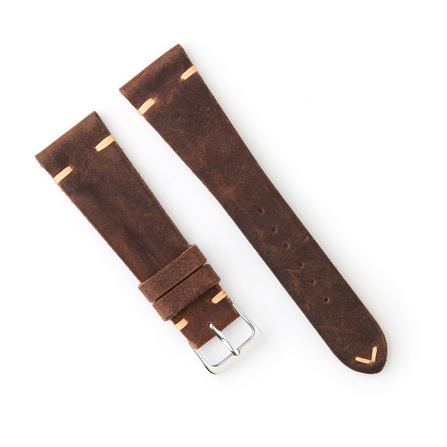 Hatchling Straps Vintage Inspired Brown 22mm