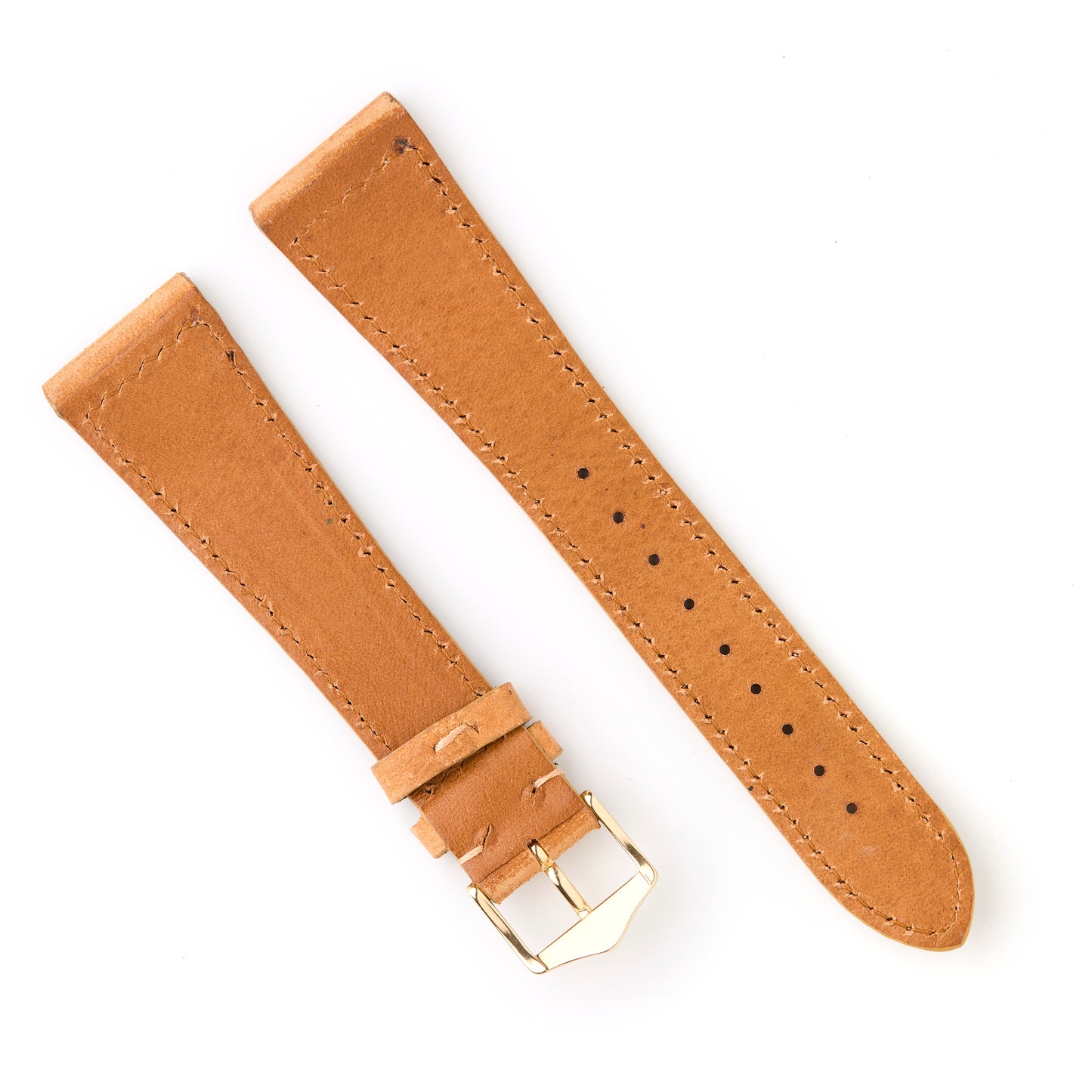Hatchling Straps Vintage Inspired  Brown-Long 22mm