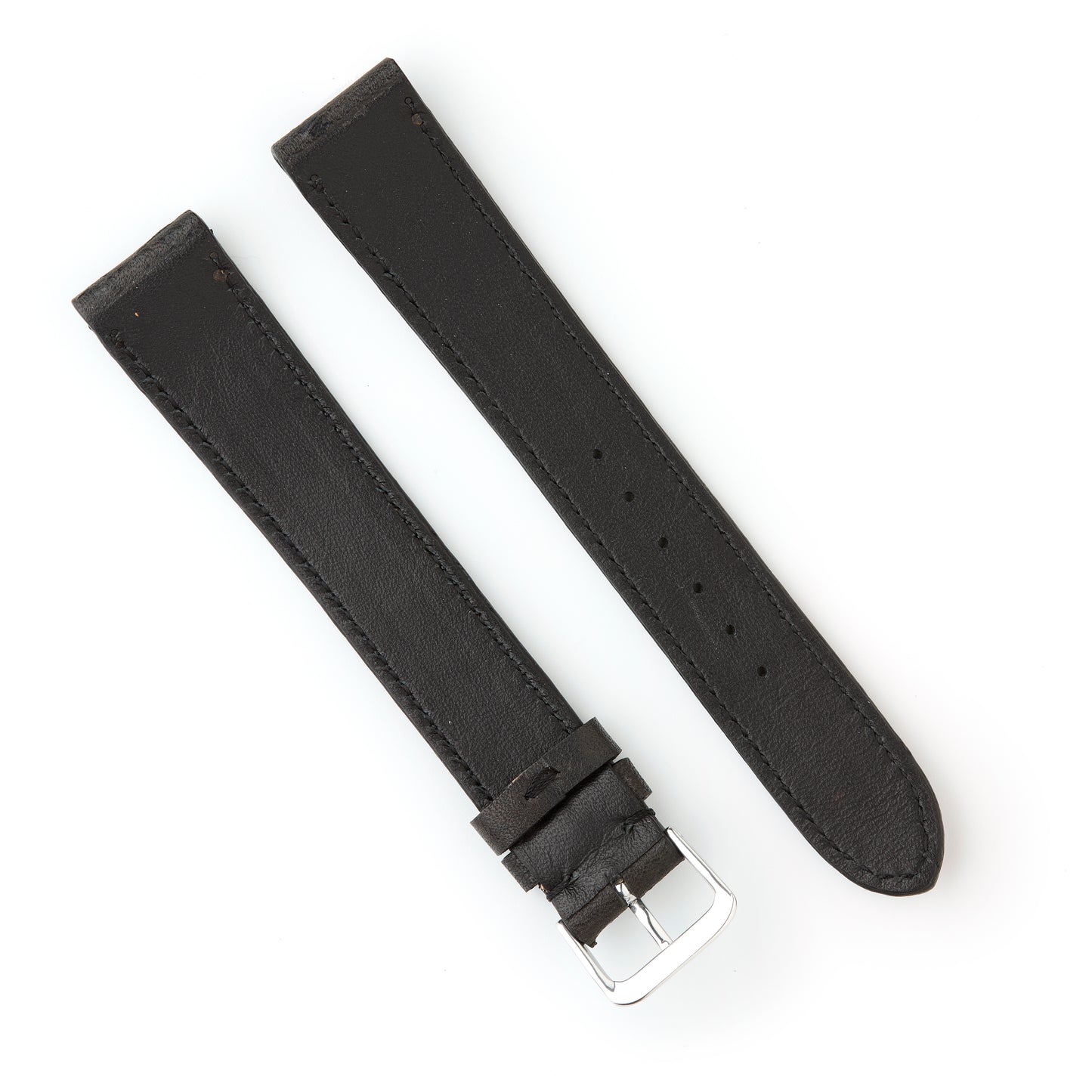 Hatchling Straps Vintage Inspired  Black-Extra Long 18mm