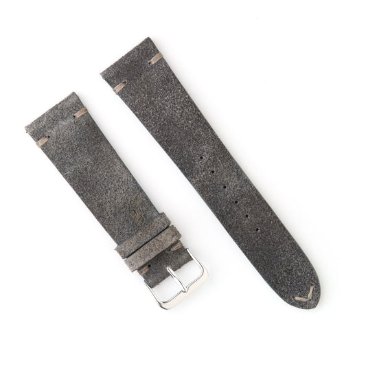 Hatchling Straps Vintage Inspired Grey 22mm