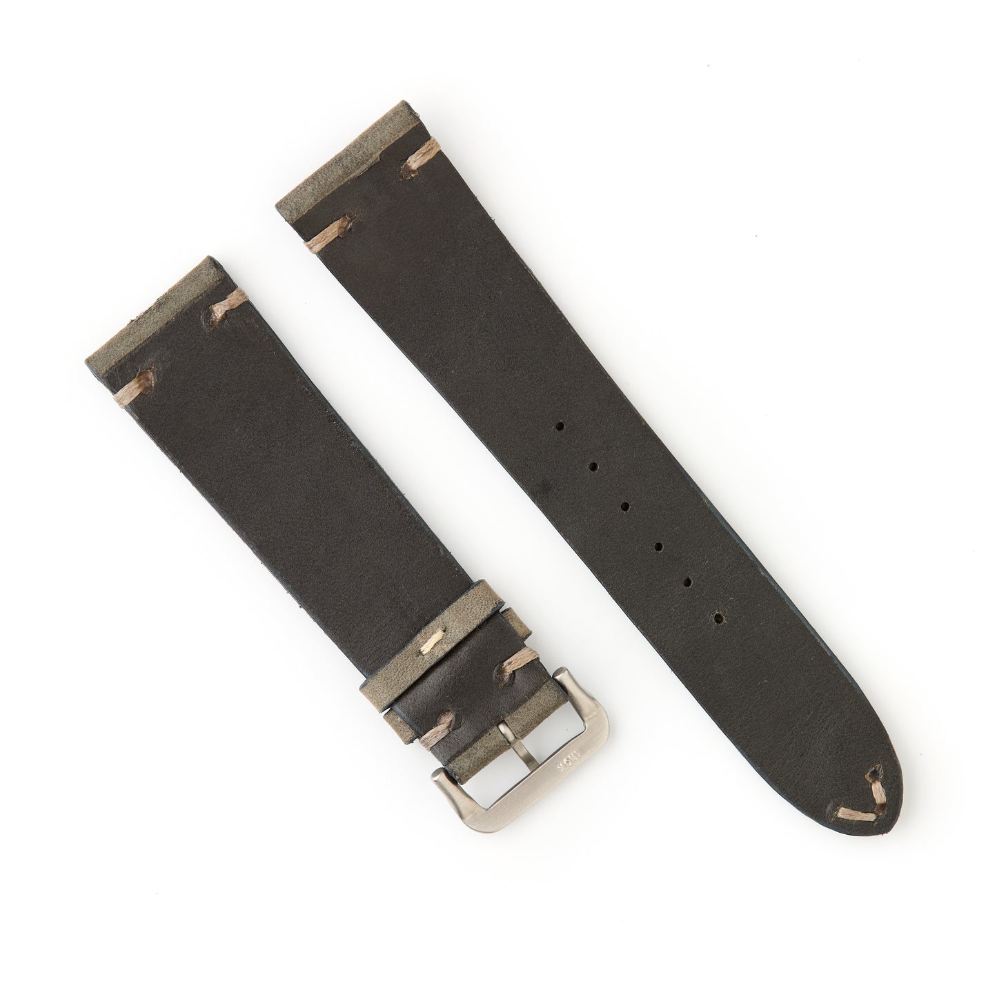 Hatchling Straps Vintage Inspired Grey 22mm