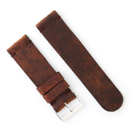 Hatchling Straps Vintage Inspired Brown 25mm