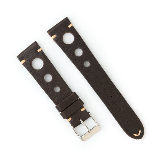 Hatchling Straps Vintage Inspired Rallye Brown 20mm