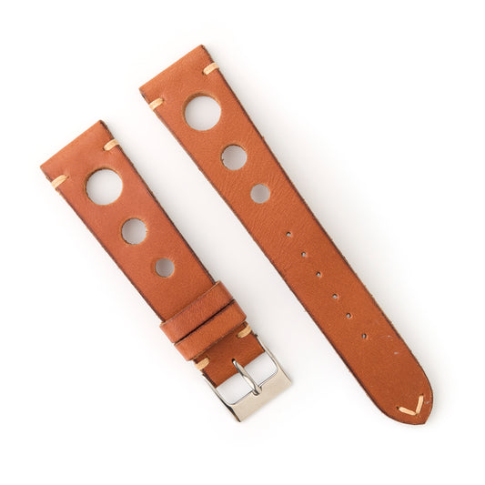 Hatchling Straps Vintage Inspired Rallye Brown 20mm