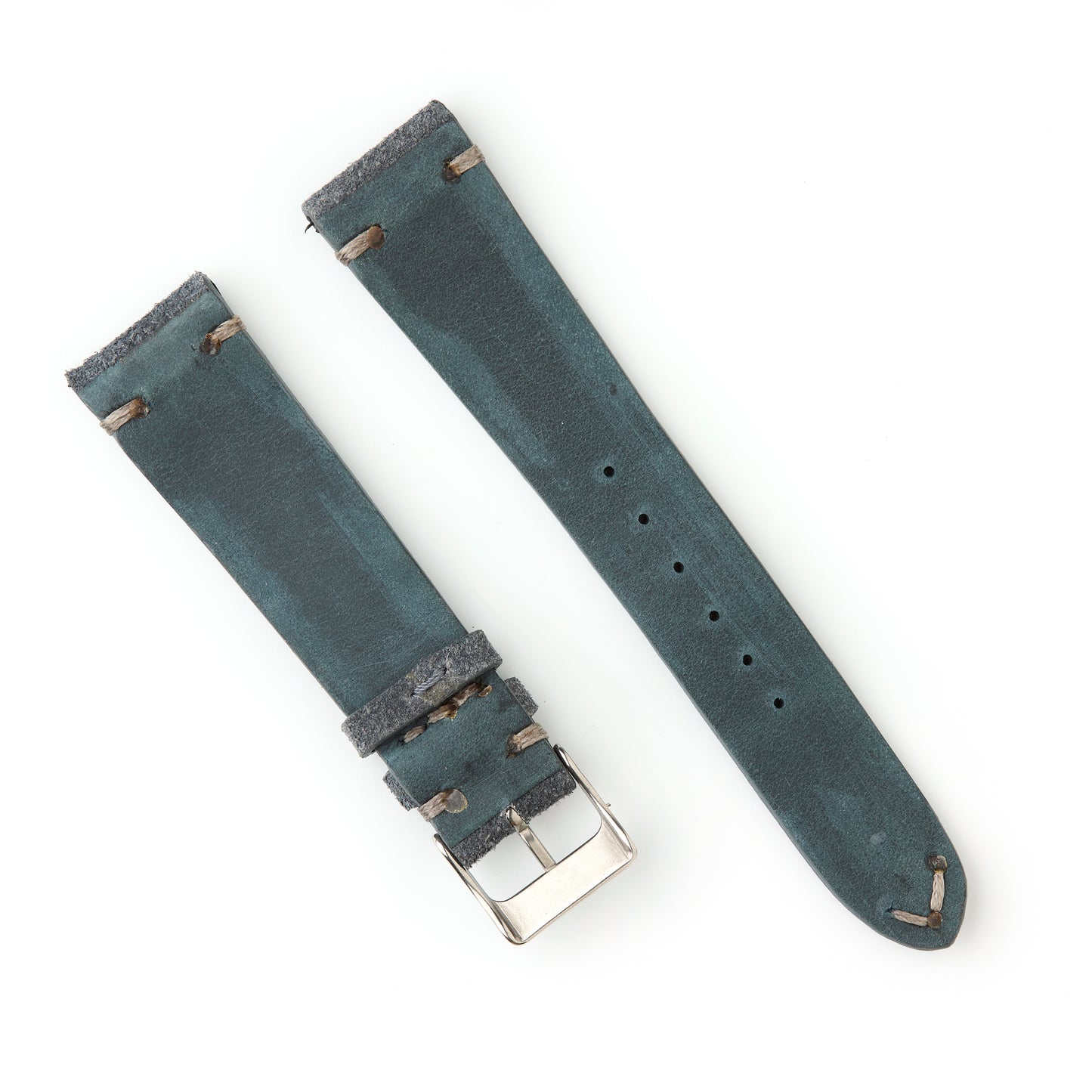 Hatchling Straps Vintage Inspired Grey Blue 20mm
