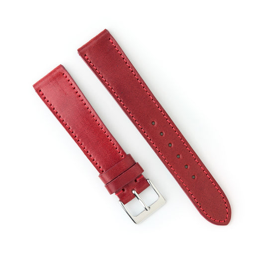 Hatchling Straps Vintage Inspired Red 19mm