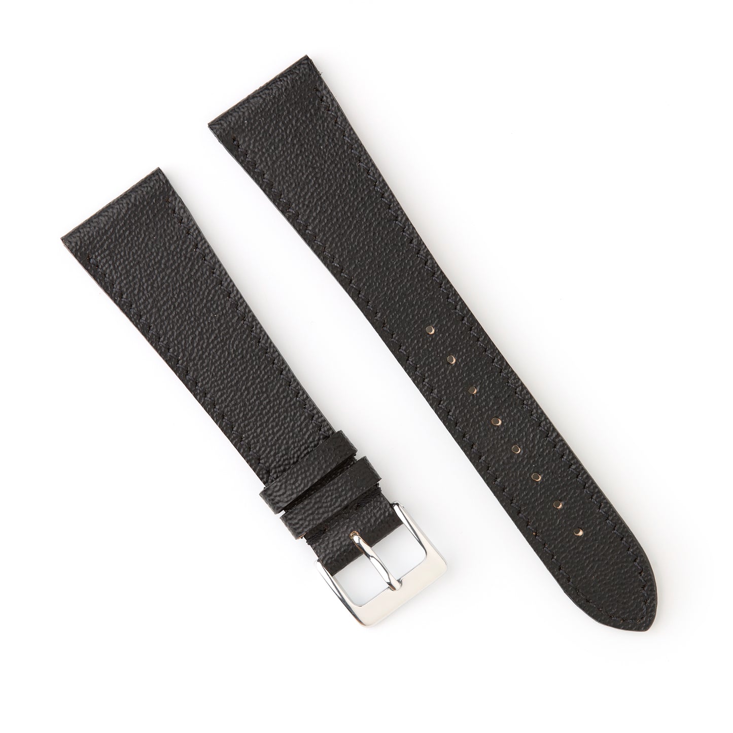 Hatchling Straps Vintage Inspired Black-Long 22mm