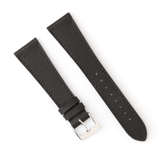 Hatchling Straps Vintage Inspired Black-Long 22mm