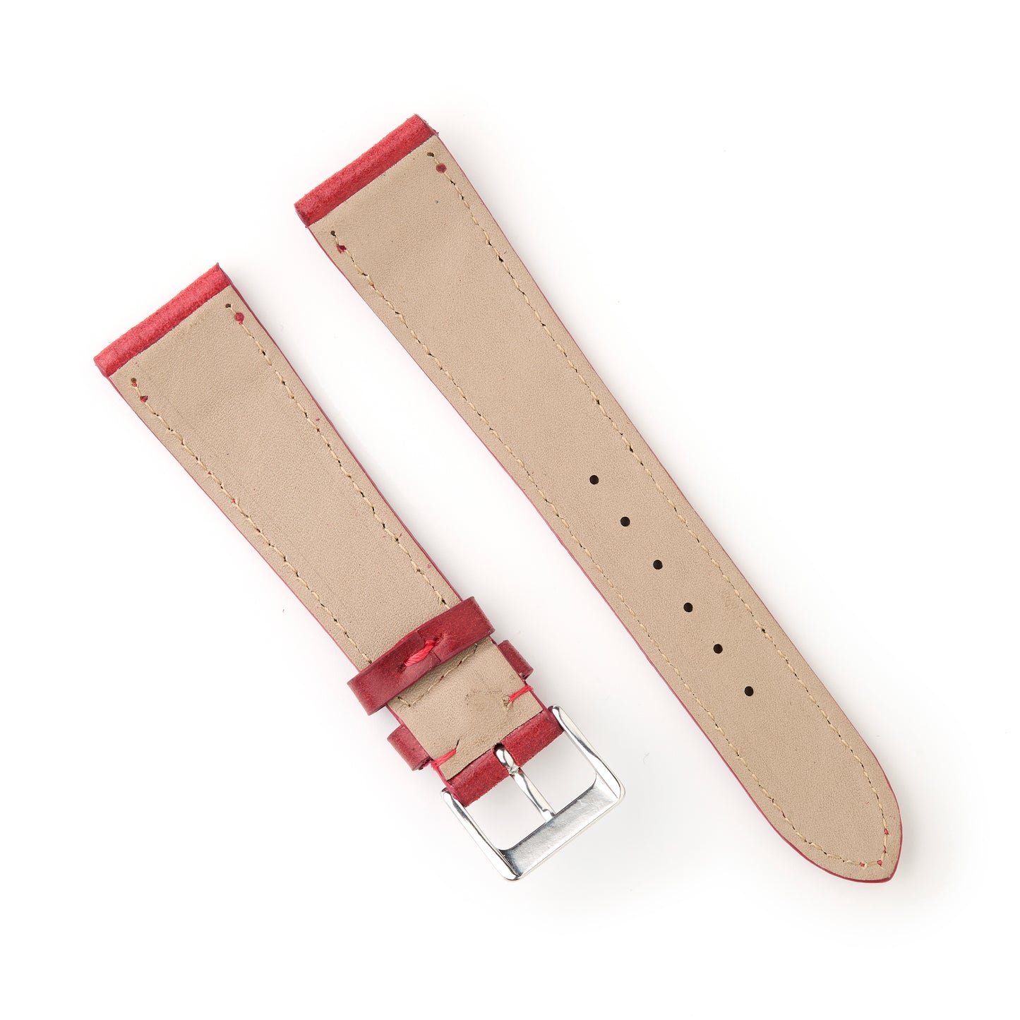 Hatchling Straps Vintage Inspired Red 20mm