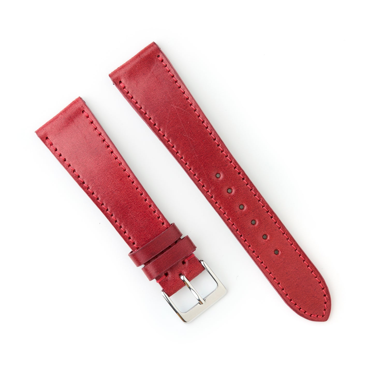 Hatchling Straps Vintage Inspired Red 20mm