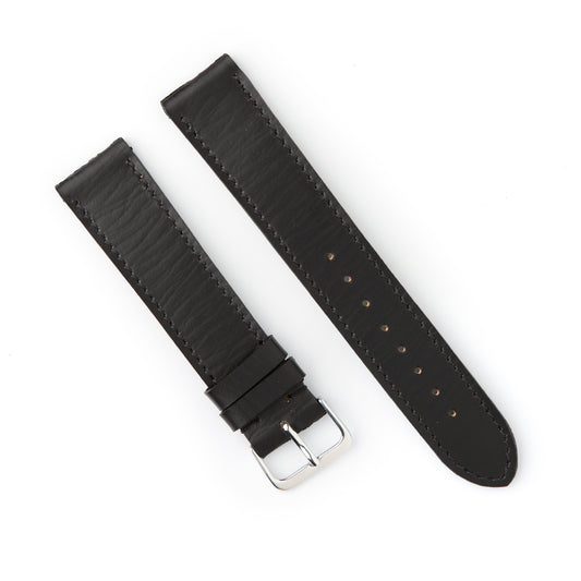 Hatchling Straps Vintage Inspired Black-Long 19mm