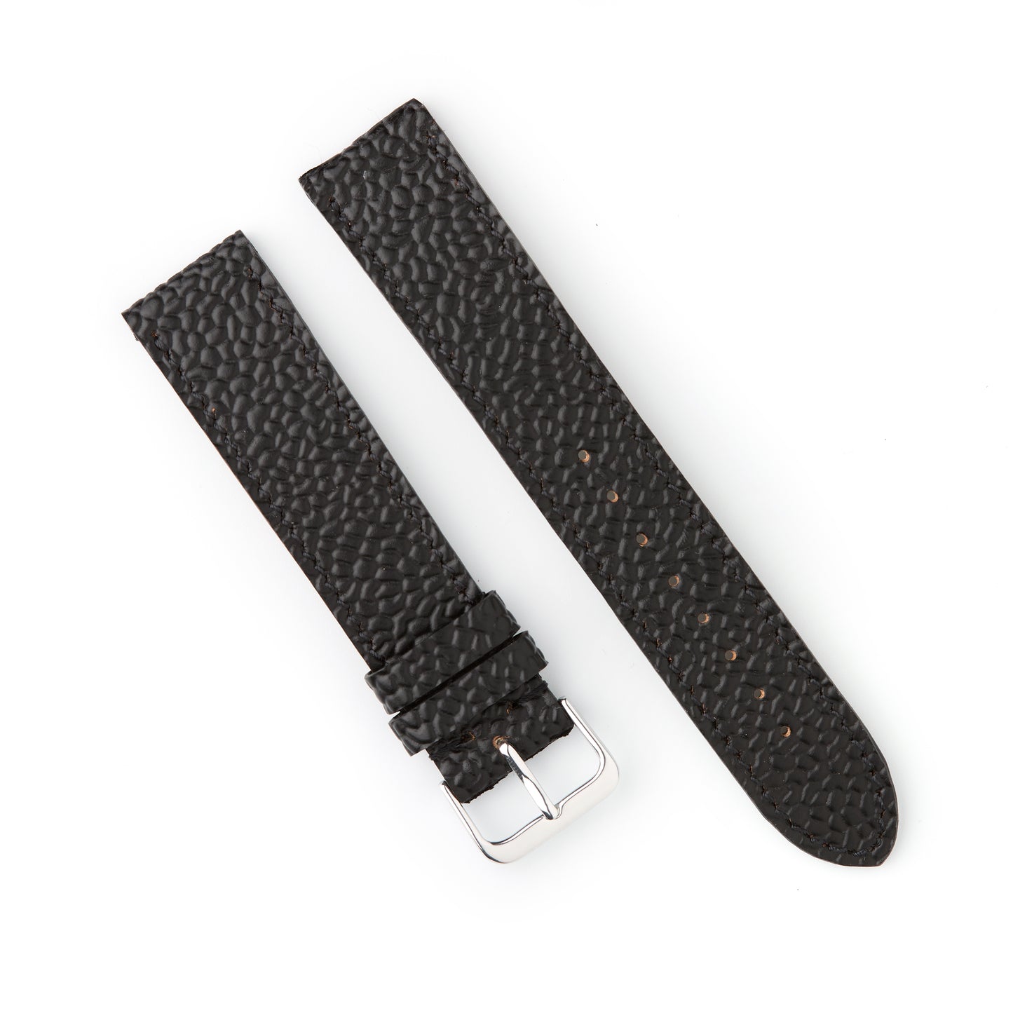 Hatchling Straps Vintage Inspired Black-Long 19mm