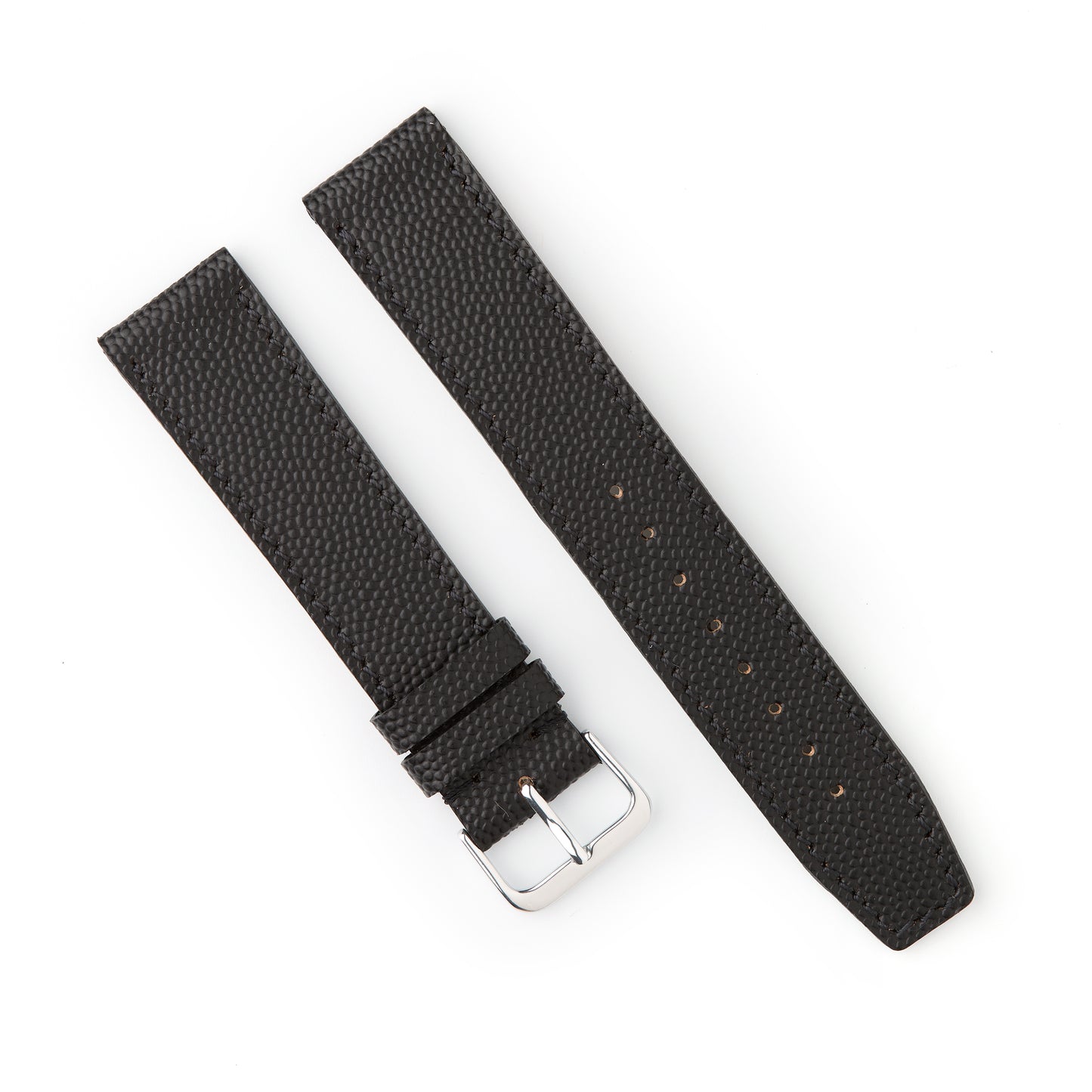 Hatchling Straps Vintage Inspired Black-Long 19mm