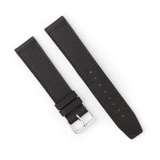 Hatchling Straps Vintage Inspired Black-Long 19mm