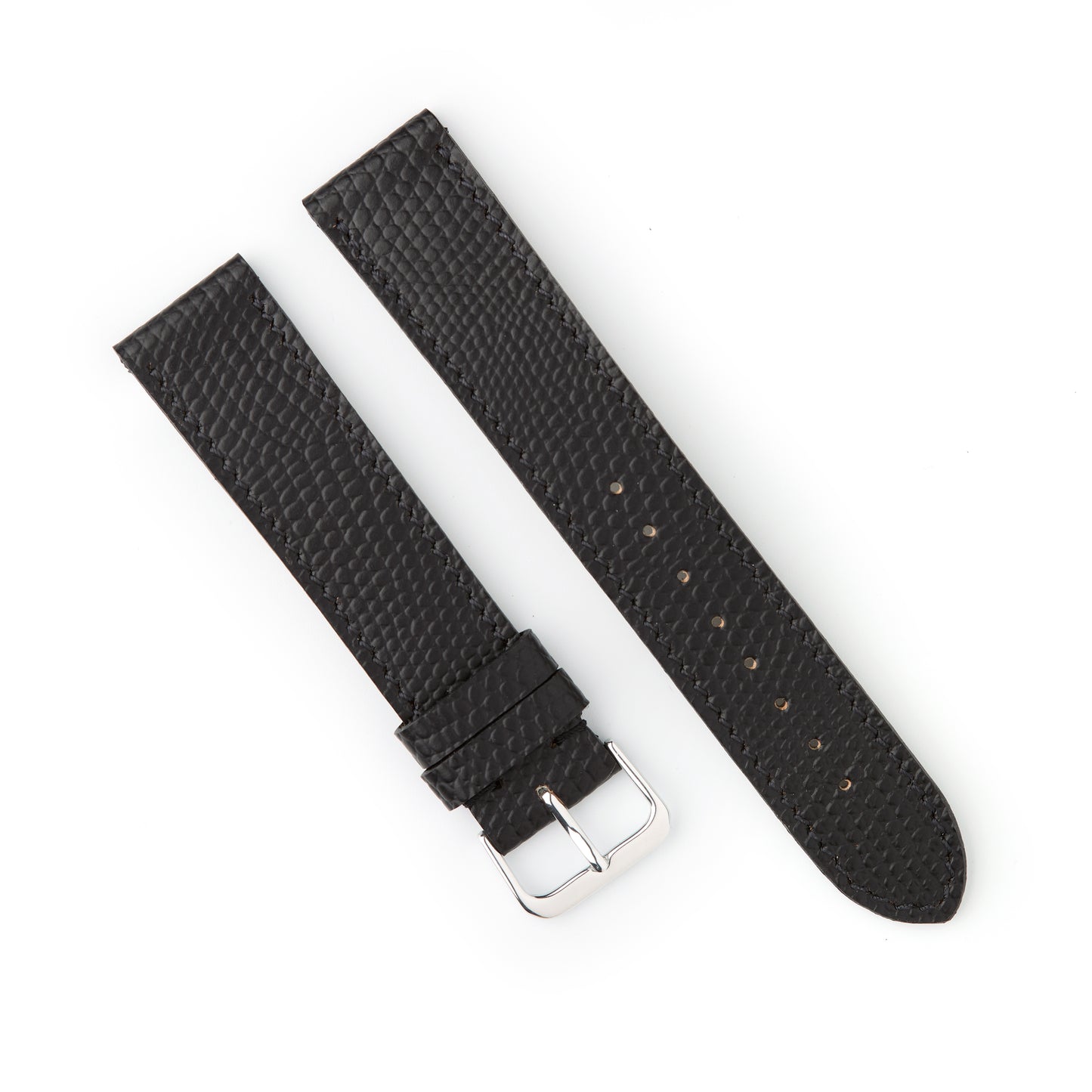 Hatchling Straps Vintage Inspired Black-Long 19mm