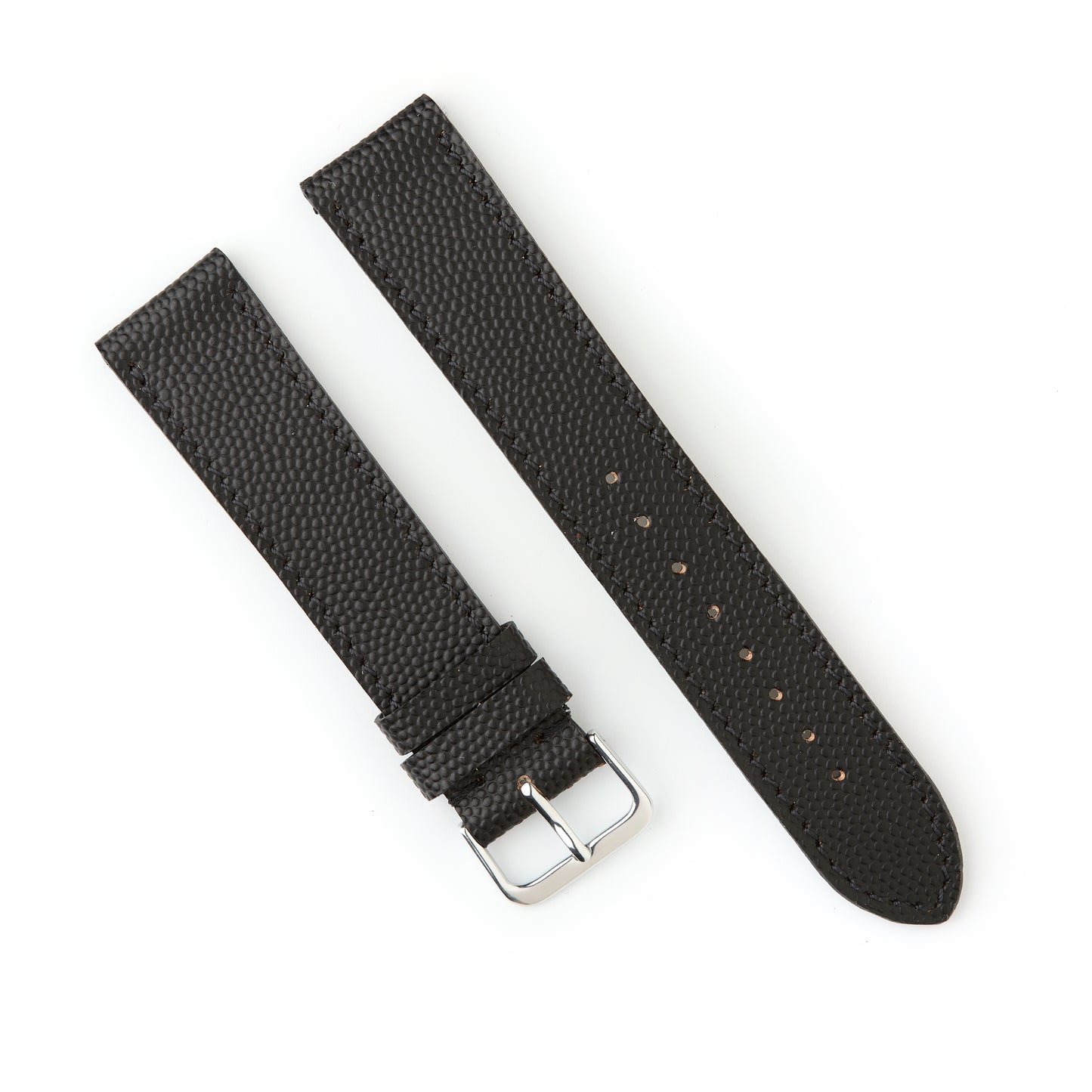 Hatchling Straps Vintage Inspired Black-Long 19mm