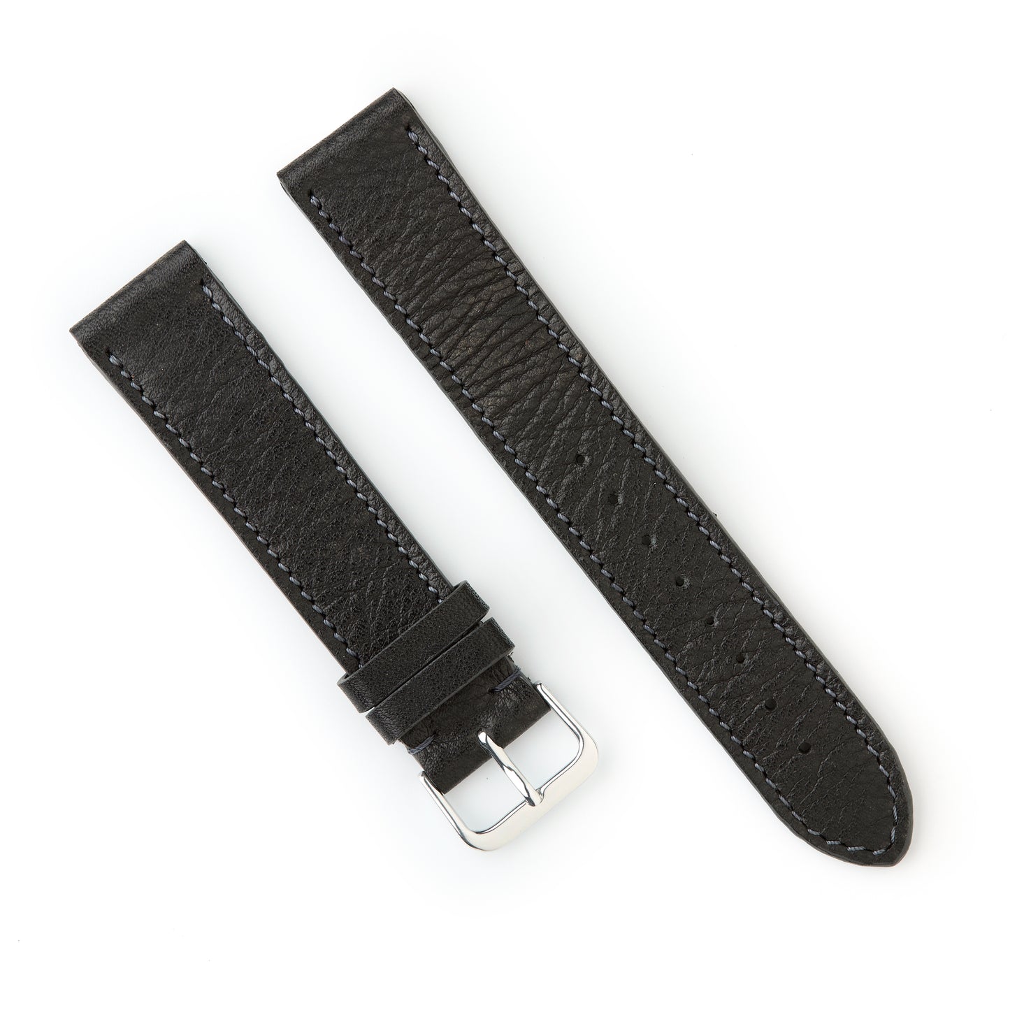 Hatchling Straps Vintage Inspired Black-Long 19mm