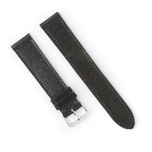 Hatchling Straps Vintage Inspired Black-Long 19mm