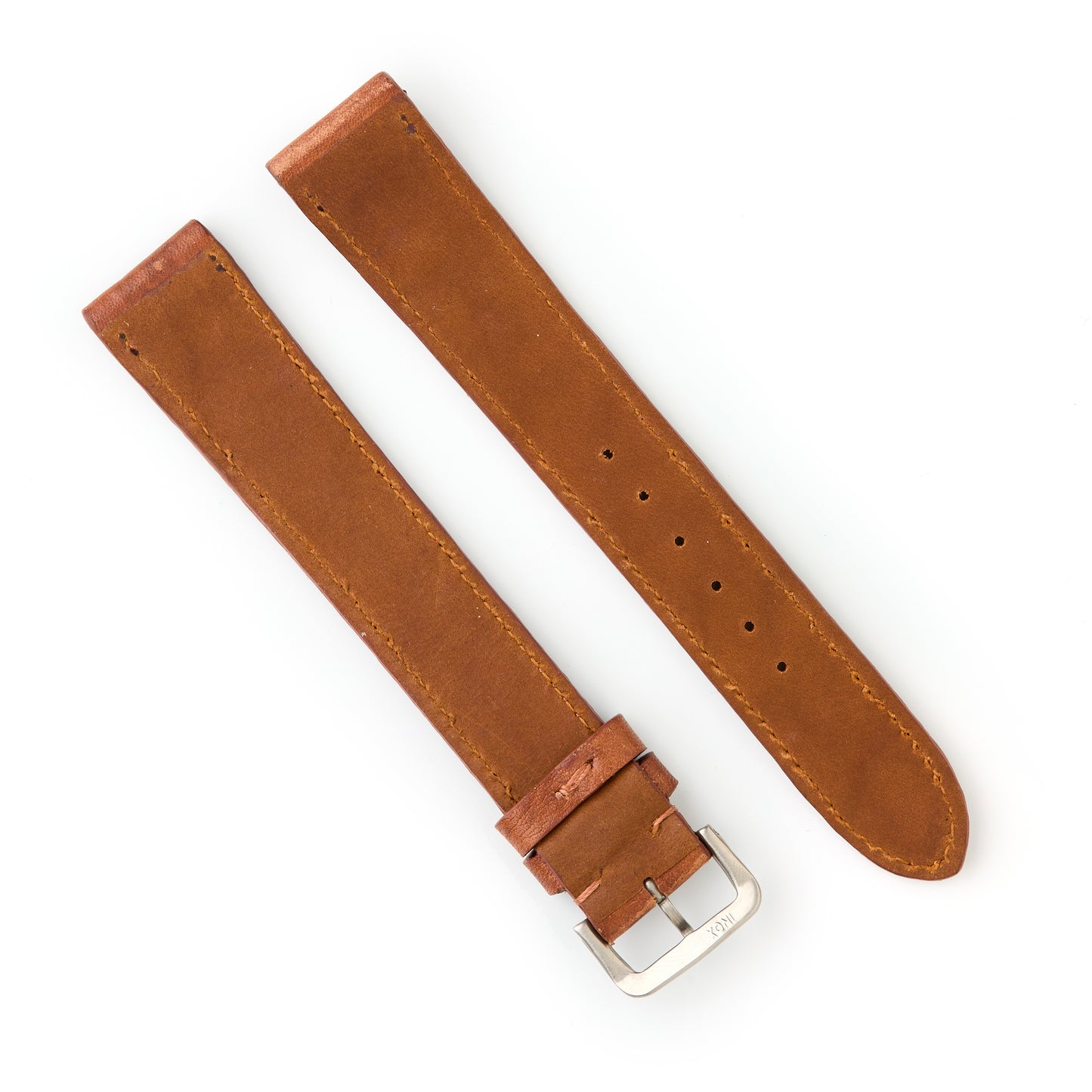 Hatchling Straps Vintage Inspired Brown 18mm-Extra Long