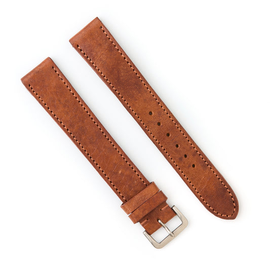 Hatchling Straps Vintage Inspired Brown 18mm-Extra Long